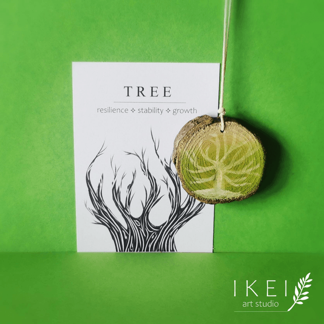 Tree charm Green