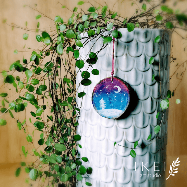 Galaxy charm Moon
