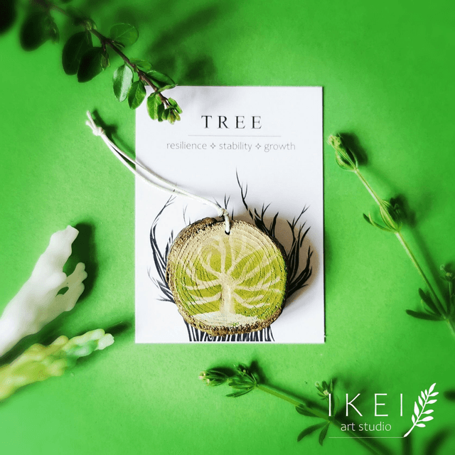 Tree charm Green