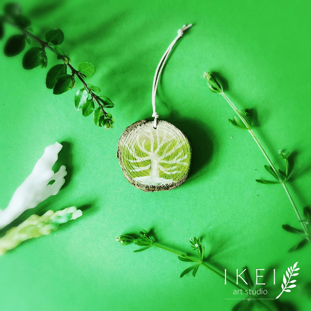 Tree charm Green