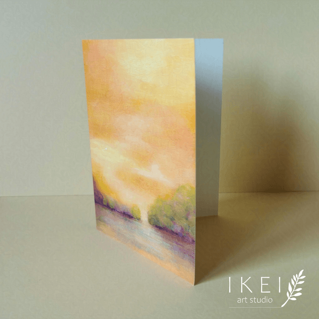 Postcard Orange Sky