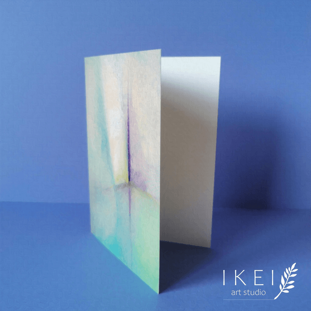 Postcard Abstract Blue