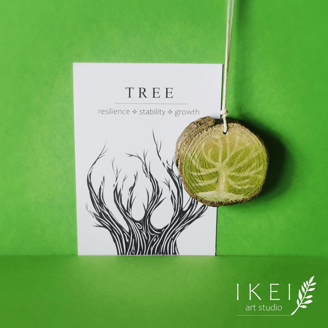 Tree charm Green