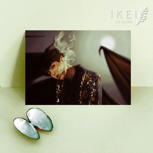 Smoke art print