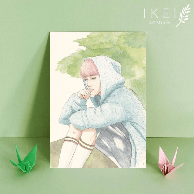 Contemplation art print