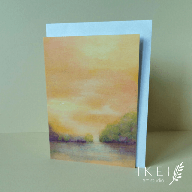 Postcard Orange Sky